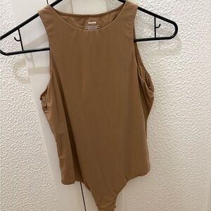 SKIMS Women's Brown Tank Top Bodysuit